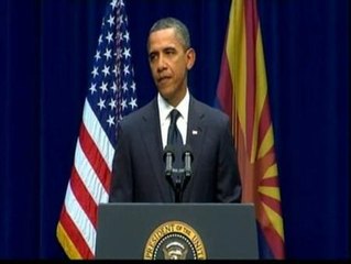 Barack Obama participa en el emotivo funeral a las víctimas de la matanza de Arizona