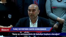 İzmir Belediye Başkanı Tunç Soyer'den zafer konuşması