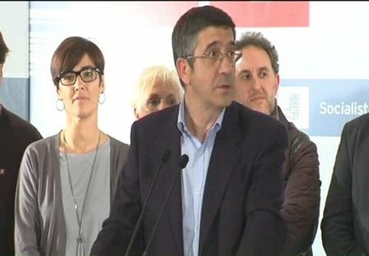 Patxi López: Los resultados no son los que esperábamos