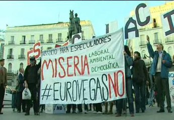 "Eurovegas No" se manifiesta en la Puerta del Sol