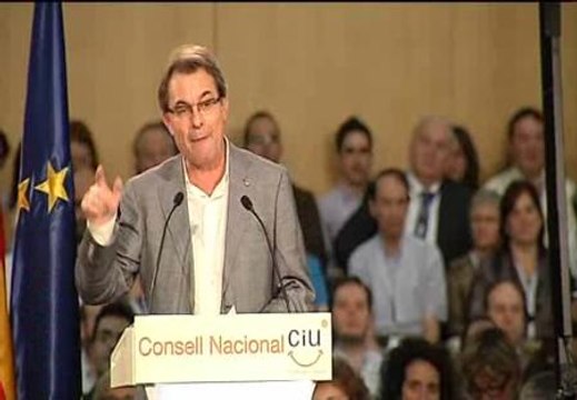 Artur Mas, proclamado candidato electoral de CiU
