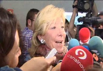 Esperanza Aguirre conserva intacto su tirón mediático