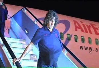 El regreso de Puyol a Barcelona