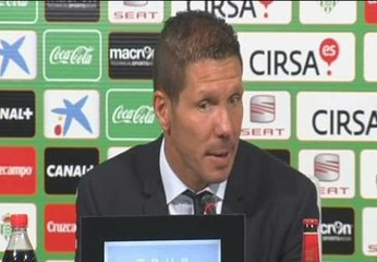 Simeone: "Cerramos un partido que desde las posibilidades de gol creo que merecimos ganar"
