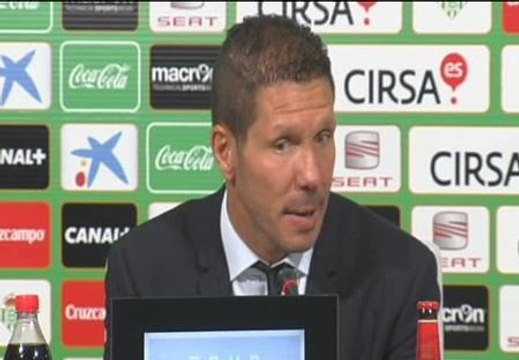 Simeone: Cerramos un partido que desde las posibilidades de gol creo que merecimos ganar