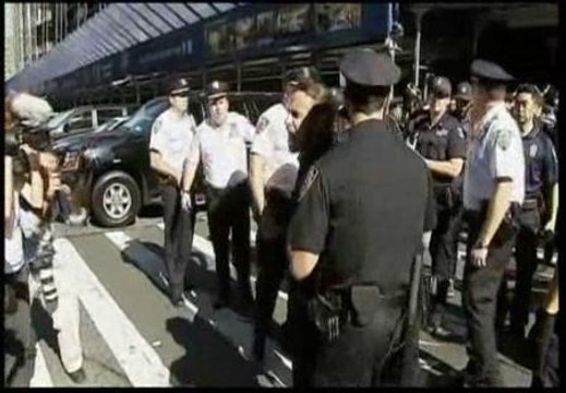 Más de un centenar de activistas detenidos en Nueva York