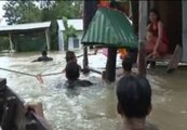 1000 familias han sido evacuadas de sus casas por las fuertes lluvias en Camboya