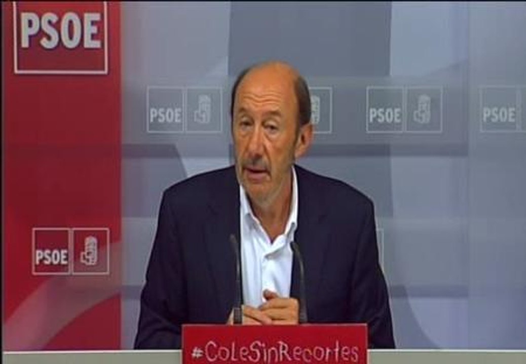 Rubalcaba clausura el Comité Federal pidiendo un impuesto a las grandes fortunas