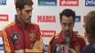 Primeras palabras de Casillas y Xavi Hernández después de recibir el Premio Príncipe de Asturias del deporte