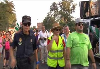 Sevilla, etapa final de la marcha obrera del SAT