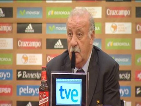 Del Bosque: Si es posible claro que Villa jugará