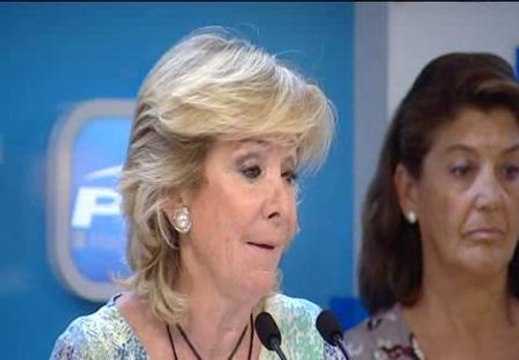 Esperanza Aguirre sigue oponiendose a la libertad de Bolinaga