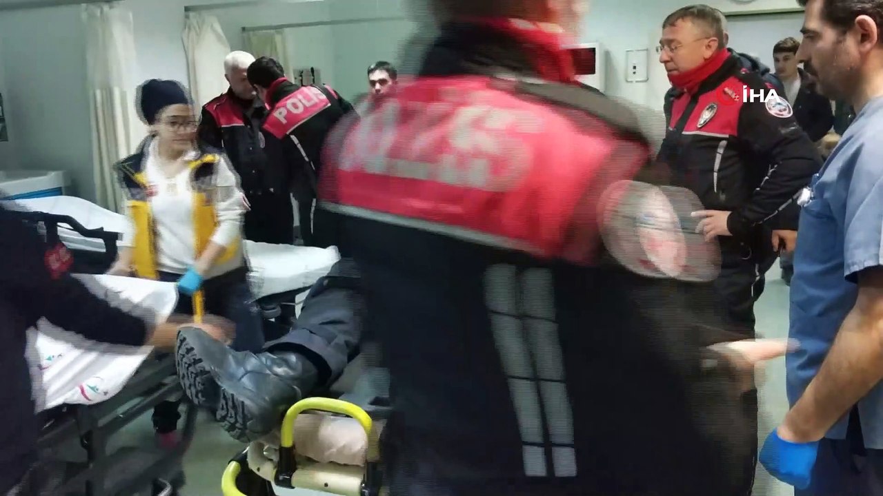 Samsun'da yunus polisleri kaza yaptı: 2 polis yaralı