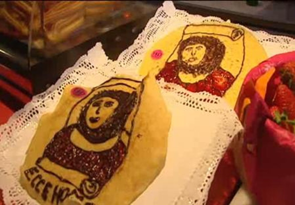 Un Ecce Homo de chocolate y frambuesa