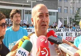Garitano: "Josu Uribetxeberria debería estar ya en la calle"