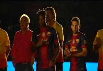El Barça se presenta ante su afición en una noche de recuerdo al Dream Team