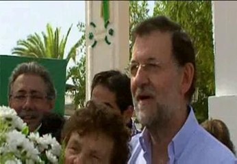 Rajoy visita el "Rocío Chico" de Almonte
