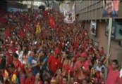 Chávez se da un baño de masas a dos meses de las elecciones
