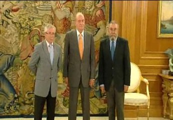El rey recibe a Toxo y Méndez