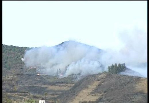 Arde el 10% del Parque Nacional del Garajonay, en La Gomera