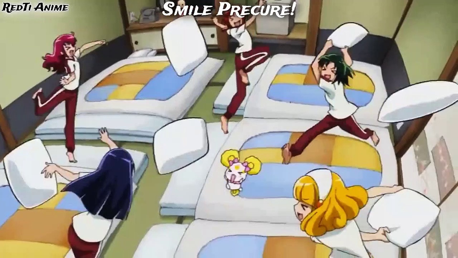 Funny Anime Moments | Hilarious Pillow Fights, image size:1920x1080