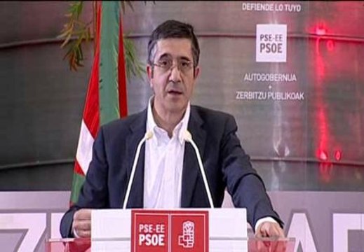 Patxi López: El PP rompe el acuerdo porque prefiere defender los recortes de Rajoy