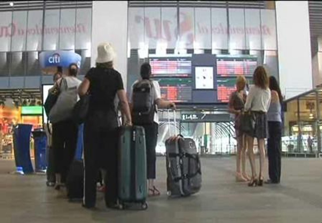 Huelga de trenes al inicio de las vacaciones de agosto