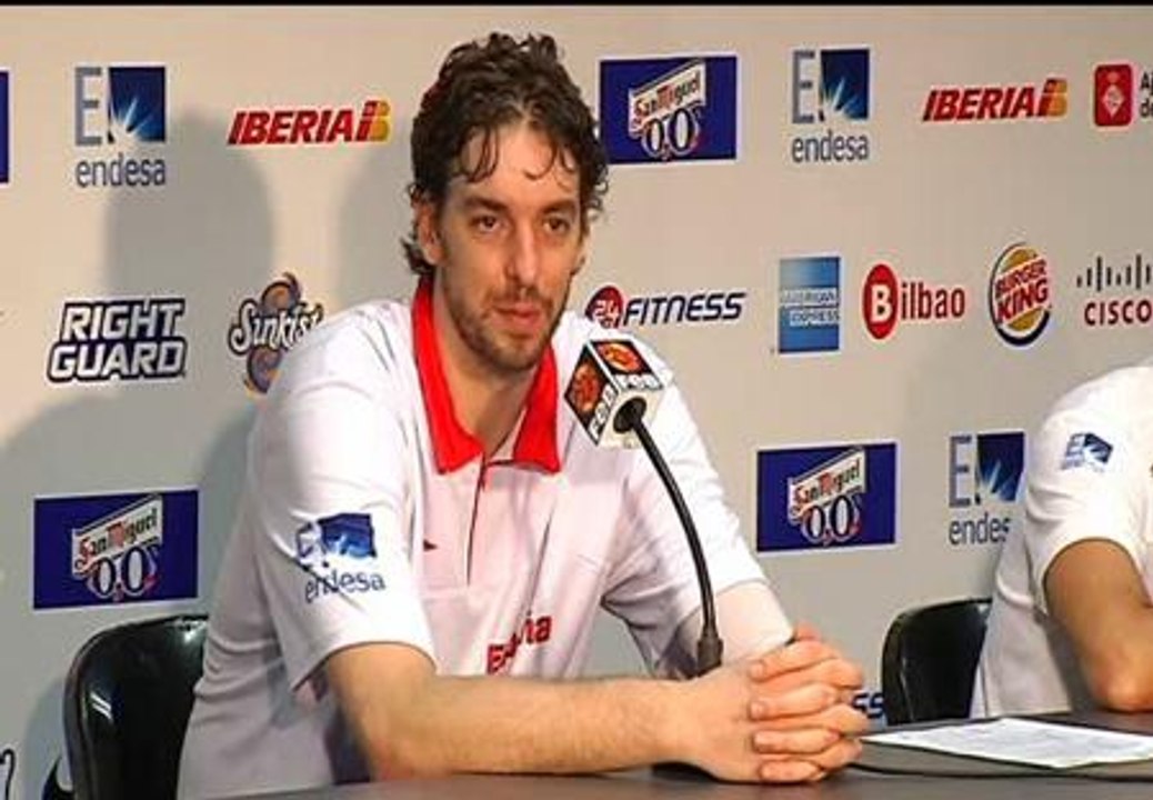 Gasol: "Prefiero perder hoy y ganar el Londres"