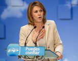 Cospedal asegura que hay partidos interesados en que España sea intervenida
