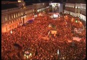 Masiva protesta de los funcionarios en Madrid