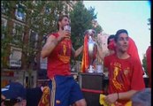 Los campeones recorren Madrid