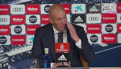 Zidane: "No valoro a Luca como padre sino como entrenador del Real Madrid"