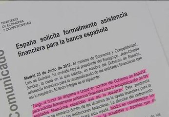 España formaliza el rescate bancario
