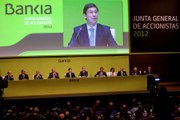 Indignación y protestas en la junta de accionistas de Bankia