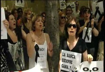 Protesta contra Dívar de los funcionarios de Justicia