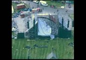 Una persona muere en el derrumbe del escenario donde iba a actuar Radiohead