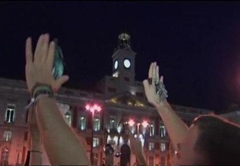 Cacerolada en Sol en contra del rescate al sector financiero