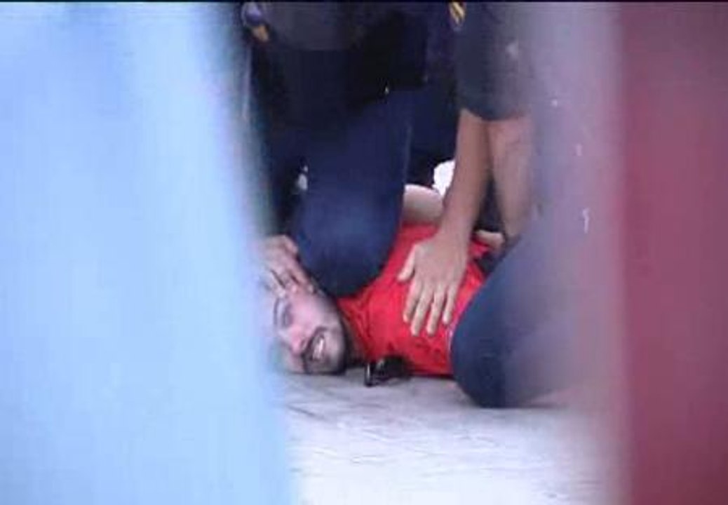 Violentos altercados entre manifestantes y Policía en la protesta de los mineros