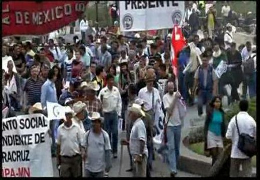 Los mexicanos protestan contra la cumbre del G20