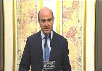 Guindos: "El Gobierno no ha presentado ningún plan, por lo que no ha habido rechazo del BCE"