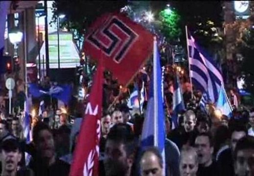 Manifestación de Amanecer dorado