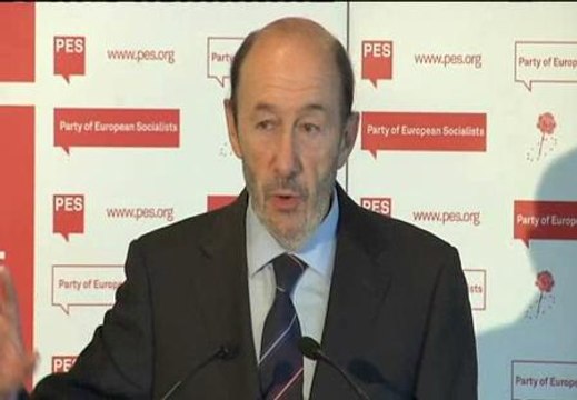 Rubalcaba: Si el BCE compra bonos te baja la fiebre pero la fórmula para salir de la infección son los eurobonos