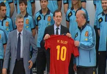 Rajoy despide a La Roja