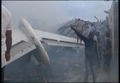 Primeras imágenes del avión siniestrado en Nigeria