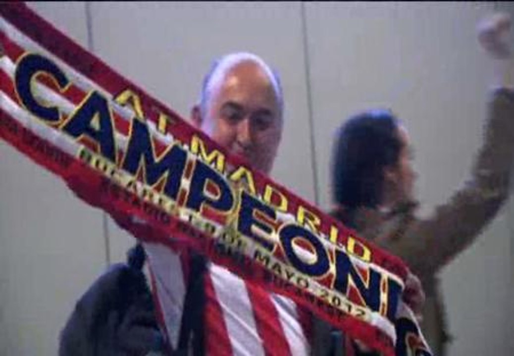 Celebración atlética en Barajas