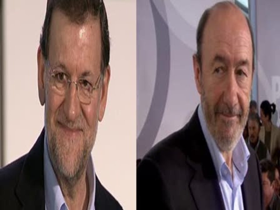 Rajoy pide el "cambio" y Rubalcaba un "esfuerzo más"