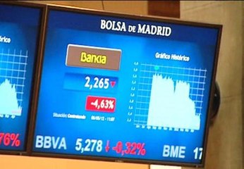 Bankia se hunde en bolsa