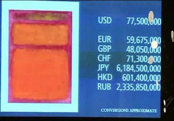 Subastan una obra de Rothko por casi 67 millones de euros