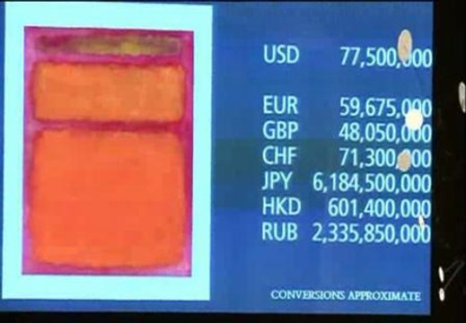 Subastan una obra de Rothko por casi 67 millones de euros