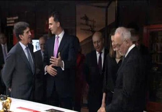 Los Príncipes de Asturias inauguran el Espacio Fundación Telefónica